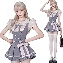 Amazon.co.jp: [Ligwon] 地雷系 服 制服 コスプレ ゴスロリ JK