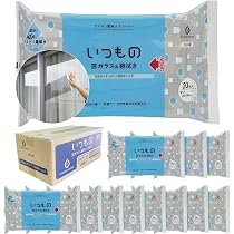 Amazon.co.jp: 【ケース販売】 服部製紙 掃除 ウェットシート 窓ガラス
