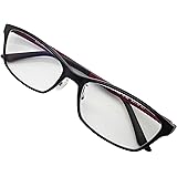 Amazon 大きいサイズ ブルーライトカット 伊達眼鏡おしゃれ かっこいい Uvカット 超弾力 Pc 1060 2 Bkm Rd Xl ファッション眼鏡 通販