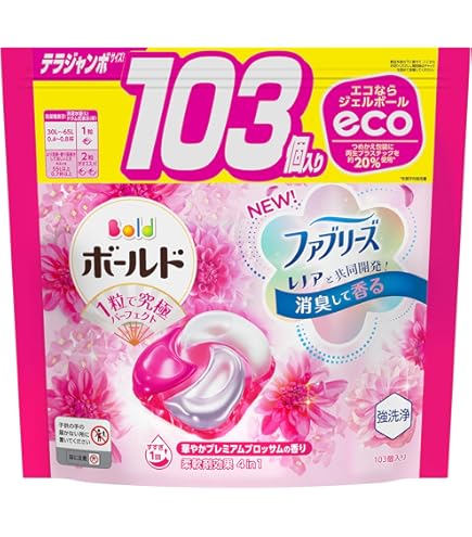 Amazon.co.jp: Bold ボールド ジェルボール 4D プレミアム 洗濯洗剤 詰