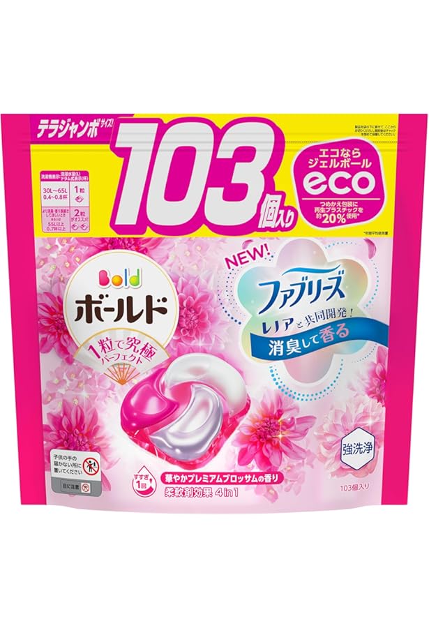 Amazon | Procter & Gamble P&G ボールド ジェルボール 4D 華やか