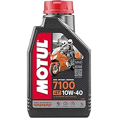 Amazon Co Jp Motul 4サイクル7100 4t 10 W40 1リットルボトル 車 バイク