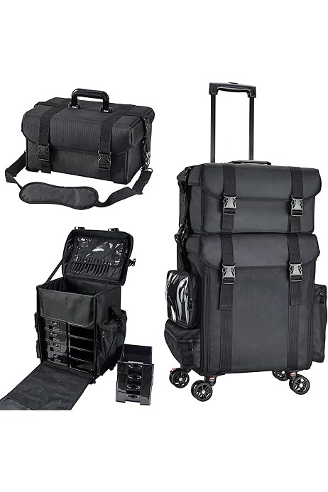 soft makeup train case