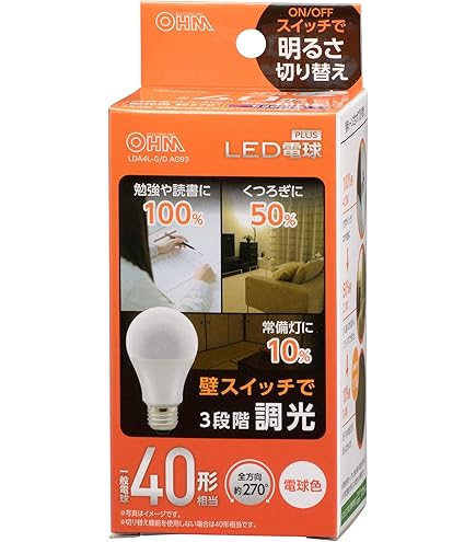 Amazon | パナソニック LED電球 口金直径26mm 電球60W形相当 電球色