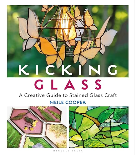 DLOnline Stained Glass Work Surface – Heat Resistant Cork Mat With Cutting Mat & 2 Burnishers, 12" X 12" Kit