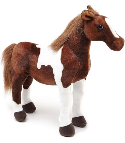 Duke 17" Appaloosa Horse Douglas Cuddle Toys Stuffed Animal Plush Leopard Foal - Foto 9