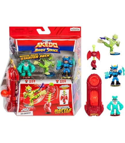 【新品未開封】AKEDOオールスターコレクターパック Akedo, Ultimate Arcade Warrior Action Figures, Collector Pack
