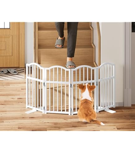 ペットゲート木製 折りたたみ式 最大幅250cm 高さ80cm ベビーゲート Amazon.co.jp: Foreng ベビーゲート ペットゲート 高さ80cm 最大幅