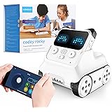 Makeblock Learning & Education Toys, Rechargeable Remote Control Emo Robot for Kids 6+, Codey Rocky Robot Toys with 10+ Elect