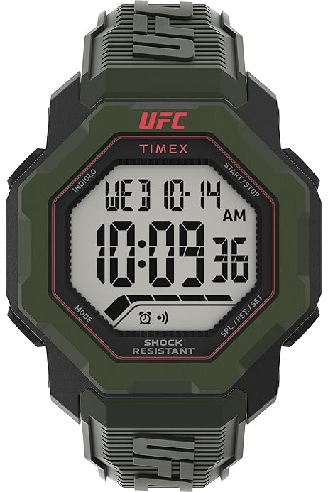 Amazon | Timex UFC メンズ Kick 49mm 腕時計, ブラック