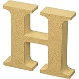 マルカイコーポレーション インテリア オブジェ アルファベット レター 木製 H