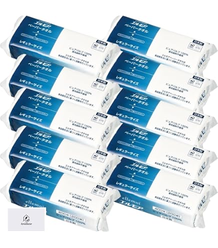 Amazon.co.jp: 【10個セット】エルモア ペーパータオル レギュラー