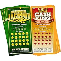 Amazon | いたずら宝くじとスクラッチカードがリアルに見える - 100万