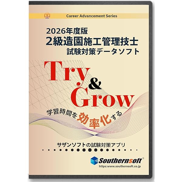 Amazon | サザンソフト 1級造園施工管理技士試験学習セット 令和8年度1