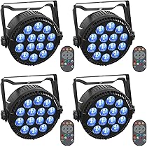 Amazon.co.jp: ZonQoonz 4個セット14LEDx6W ステージライト LED