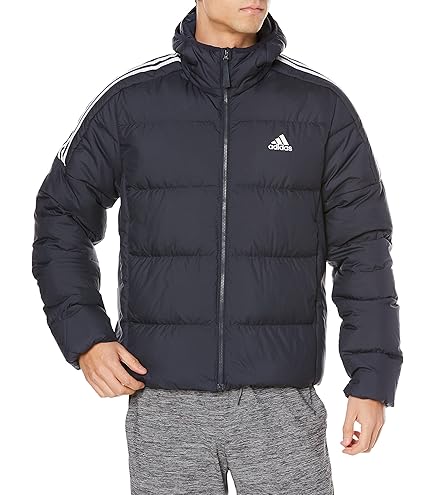 Amazon.co.jp: adidas(アディダス) M 3Sダウンジャケット マルチアスレ