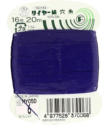 Amazon.co.jp: カナガワ オリヅル印 絹 穴糸 #8 20mカード 108 : Hobbies