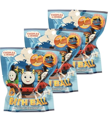 Amazon | 入浴剤 バスボール きかんしゃトーマス 2個セット ベスト