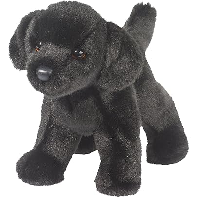 stuffed black labrador