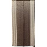 SunnyDayFabric のれん 楽 ~らく~ 焦げ茶色 和調 約幅85cmx丈170cm ロング丈 nccp-13735