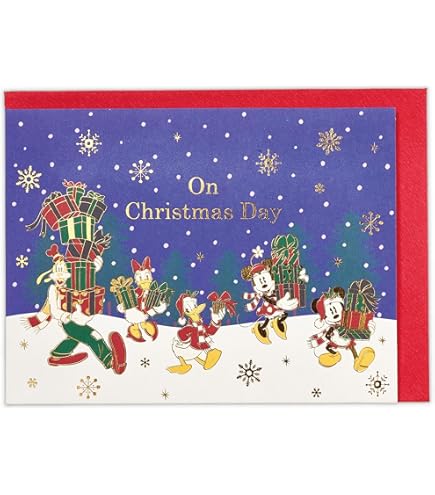 Amazon | Xmasクリスマスカード/ディズニースタンディングカード