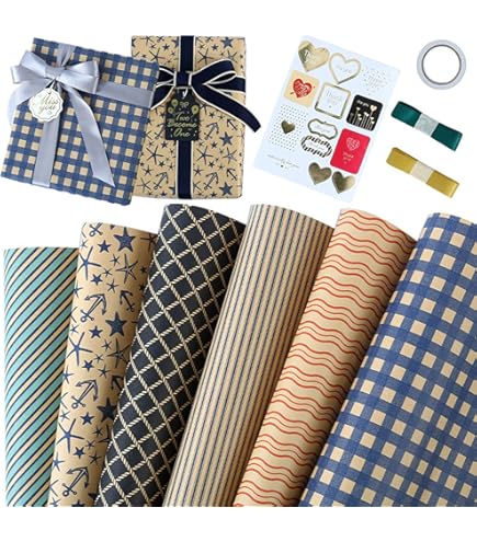 Amazon | タカ印 ラッピングペーパー 49-1155 チェック柄 レトロ