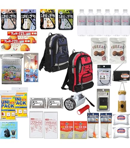 Amazon.co.jp: 【防災士監修】防災テック 防災セット 防災グッズ 地震