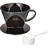 カリタ(Kalita) コーヒー ドリッパー プラスチック製 2~4人用 102-KP ブラック #05027