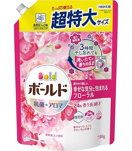 Amazon | P&G ボールドジェル プレミアムブロッサム 詰替 400g