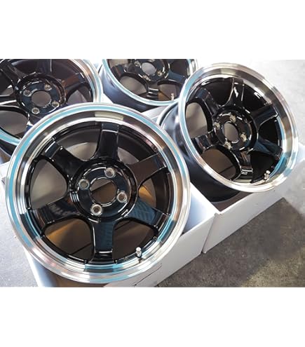 Amazon.co.jp: XXR 527 クロムブラックホイール 塗装済み (4 x 100 mm