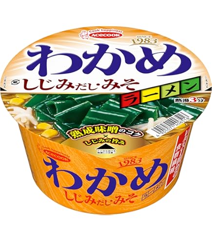 Amazon.co.jp: エースコック わかめラーメン ごま・しょうゆ 93g ×12個