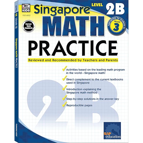 Singapore Math, Grade 3: Level 2 A&b : Thinking Kids: Amazon.sg: Books