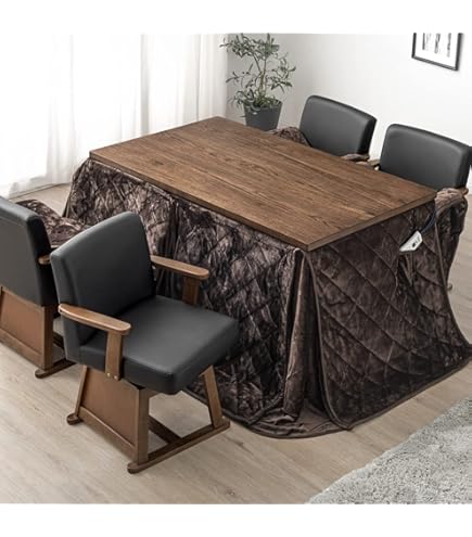 たけし専用　高級ダイニングワイドこたつ135＆掛け布団回転チェア4脚6点セット たけし専用 高級ダイニングワイドこたつ135＆掛け布団回転チェア