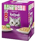Amazon | カルカン パウチ 18歳から 60g×8袋 2種のセレクション まぐろ