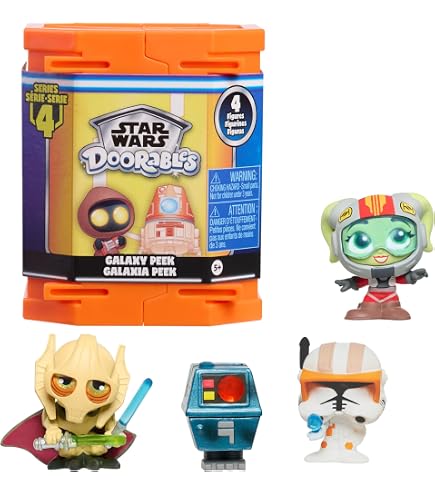 Amazon.co.jp: Star Wars™ Doorables Galaxy Peekシリーズ3、1.5インチ