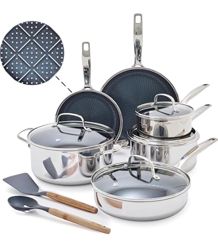 Pan Separators For Stacking Pan Protectors 12-Pack Felt Pot & - 3 Sizes (12", 14", 16") For Non-Stick Cookware Stacking Hexclad Frying Pans Pan Liners For Stacking