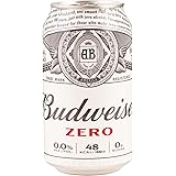 Budweiser Zero 11.8 fl oz (350 ml) canned non-alcoholic beer