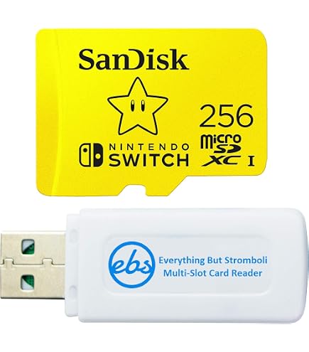 SanDisk Nintendo Switch MicroSD 256GB Memory Card (2 Pack) for