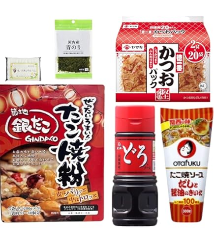 Amazon.co.jp: 【大容量1kg】築地 銀だこ ぜったいうまい！ たこ焼粉