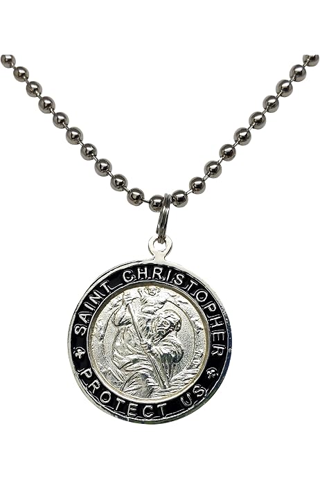 St. Christopher Surf Necklace Large 