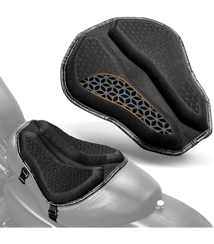 Motorcycle Seat Cushion Comfort Cover 3D Gel Shockproof Mat Pad - View #5