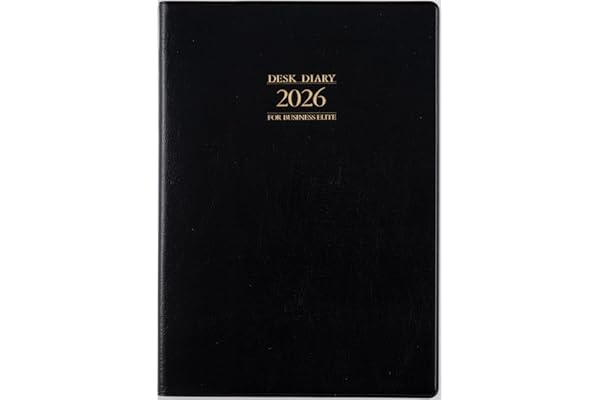 高橋 手帳 2026年 A5 ウィークリー デスクダイアリー 黒 No.67 （2026年 1月始まり）