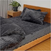 Amazon｜布団カバー ダブル 掛け布団カバー ベッドカバー グレー