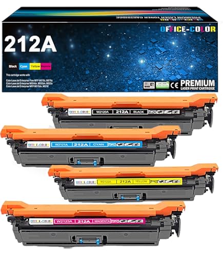 Amazon.co.jp: 212X トナーカートリッジ 4個パック チップ付き HP 212X