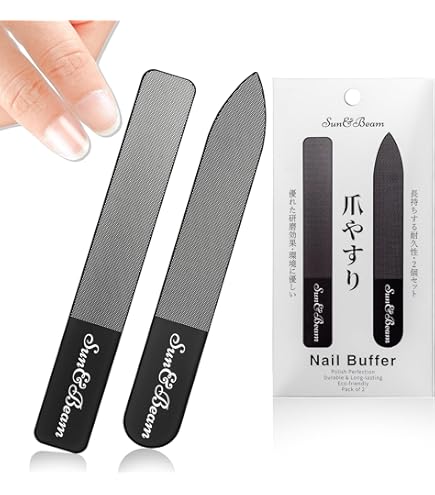 Amazon.co.jp: 爪やすり 爪磨き ガラス製 5秒で簡単に綺麗になる 最新