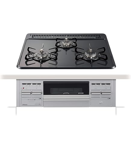 Amazon.co.jp: ビルトインガスコンロ 工事費込み パロマ PD-N36S-13A