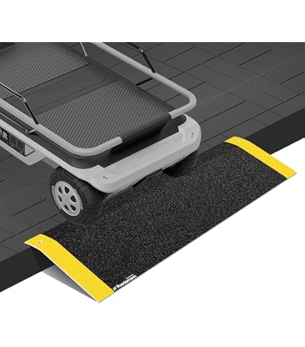 Amazon.co.jp: バリアフリー 段差解消 車椅子用 アルミスロープ