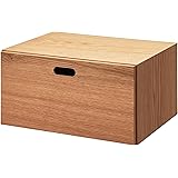 無印良品 スタッキングチェスト 幅37×奥行28×高さ18.5cm ハーフ 引出し1段 オーク材突板 12381105