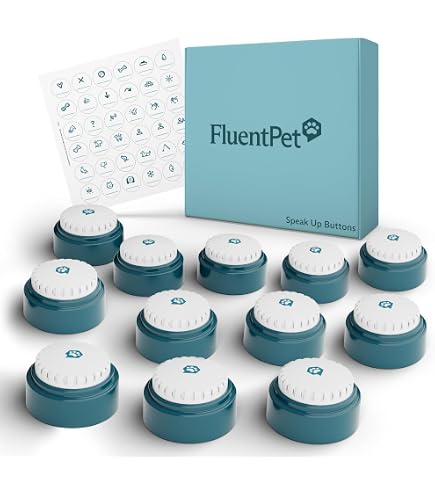 Amazon | FluentPet ベーシックボキャブキット - 12個の録音可能な
