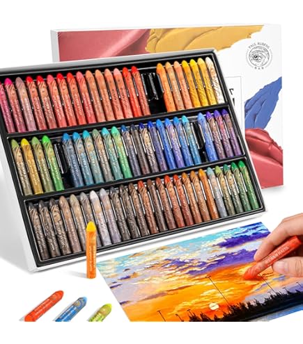 Amazon.co.jp: SENNELIER セヌリエ オイルパステル 木箱入り50色セット